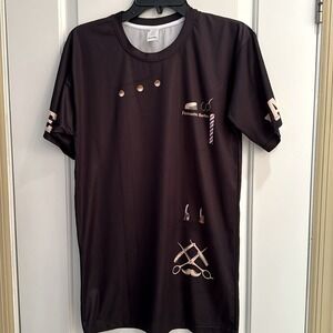 GARMENT ONE- Clothing. Barber Shop Classic T-Shirt, Barber Cutting Shirt. S.